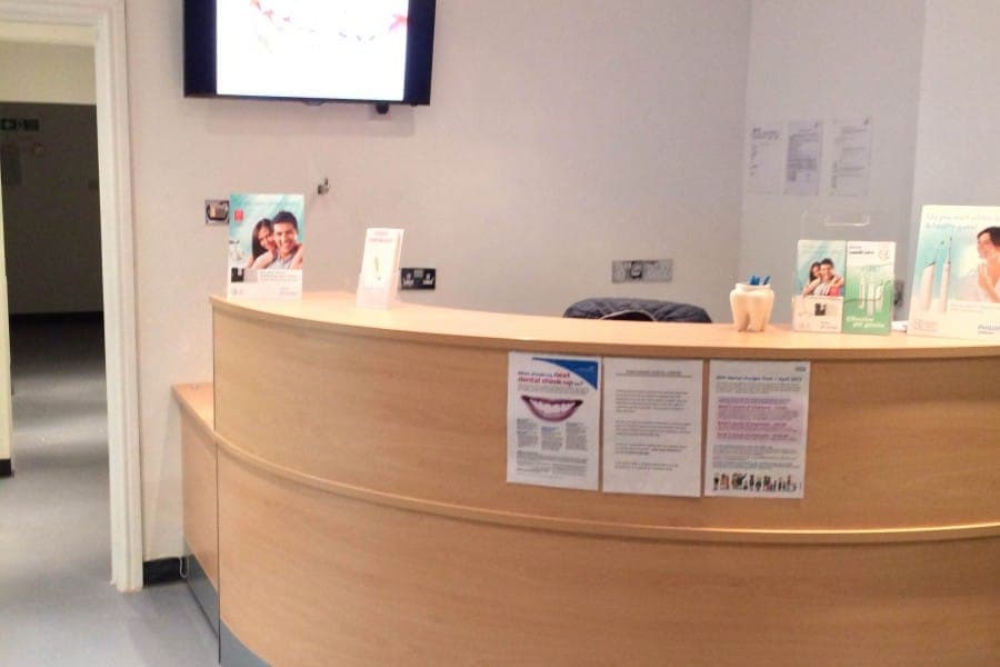 Front desk at Parchmore Dental Centre